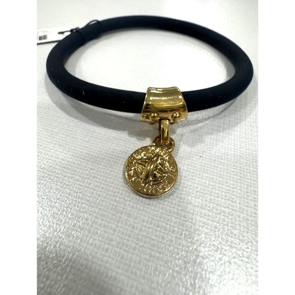 Marc By Marc Jacobs Black Rubber Bracelet